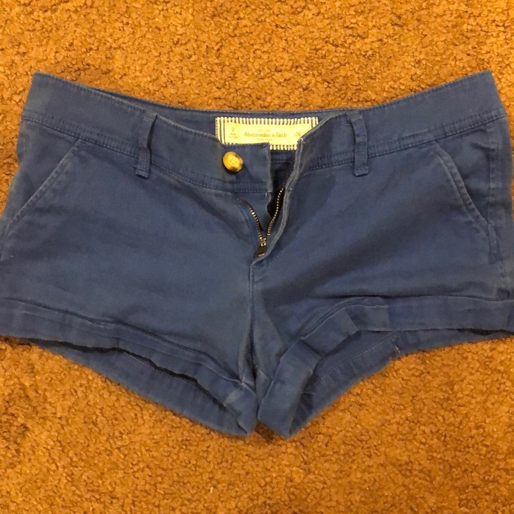 Abercrombie & Fitch Size 2 Blue Shorts